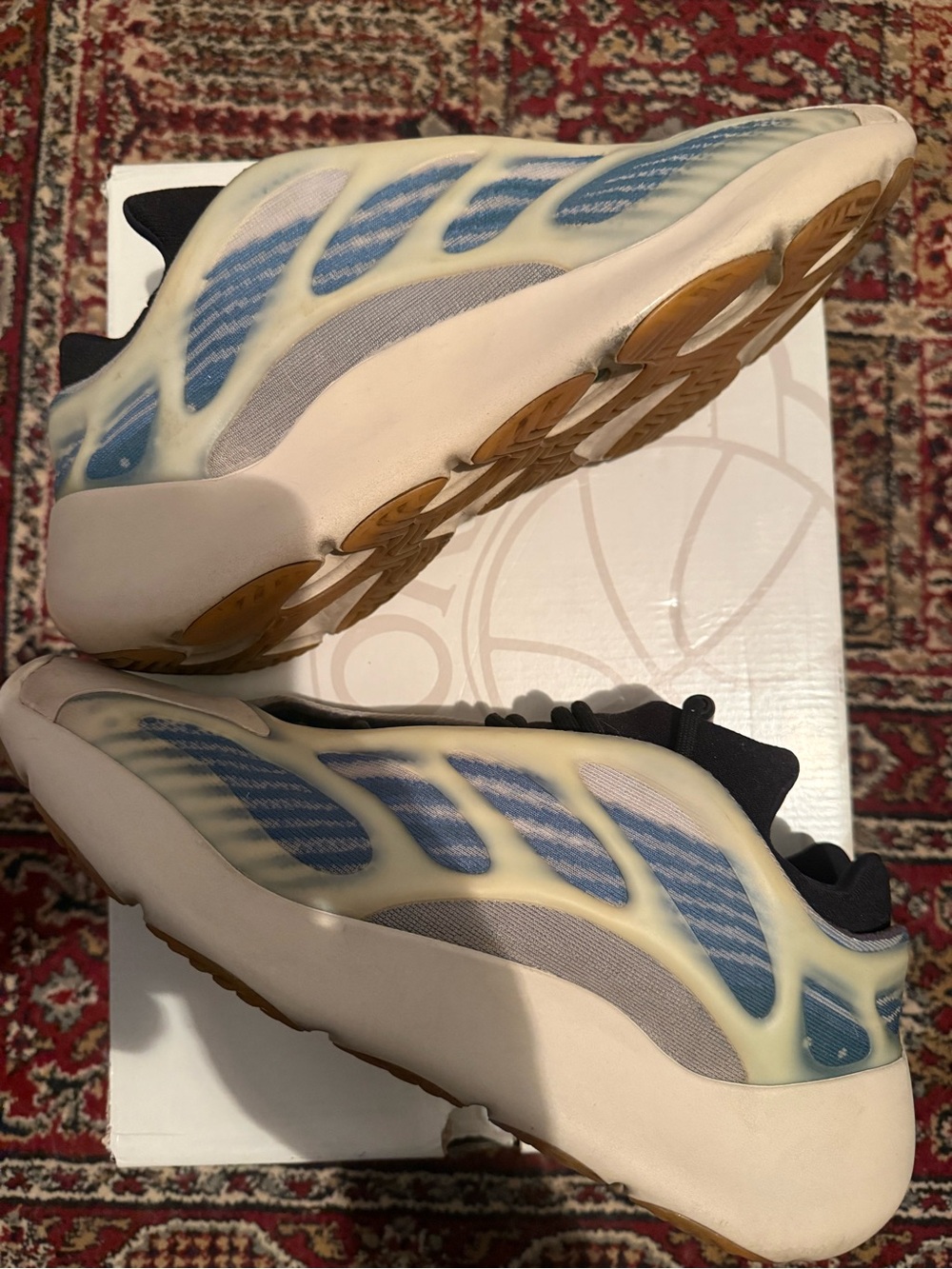 adidas Yeezy 700 V3 Kyanite - Men’s Sneakers Blue White Cream